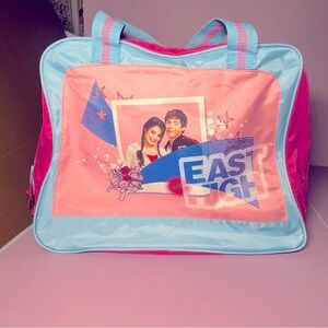 Vintage Disney 2006 High School Musical Troy Bolton Gabriella Montez Decal Bag